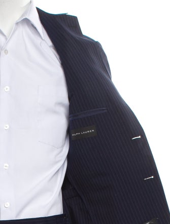 Ralph Lauren Black Label Wool Striped Two-Piece Blazer