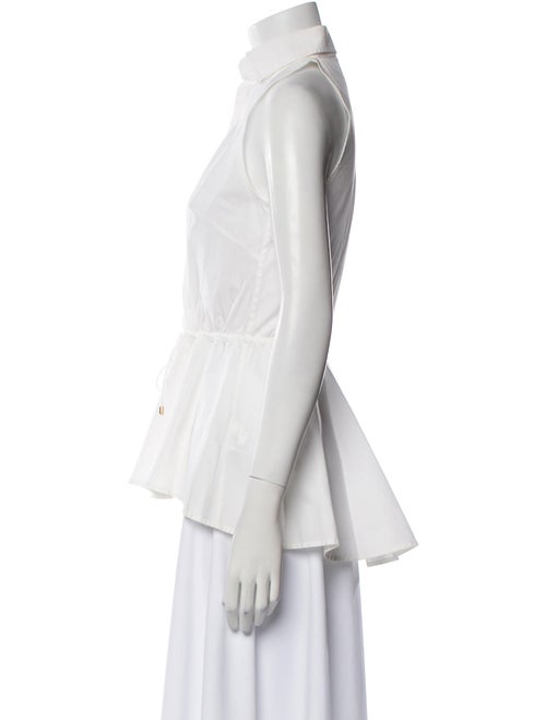 Ralph Lauren Black Label Sleeveless Button-Up Top