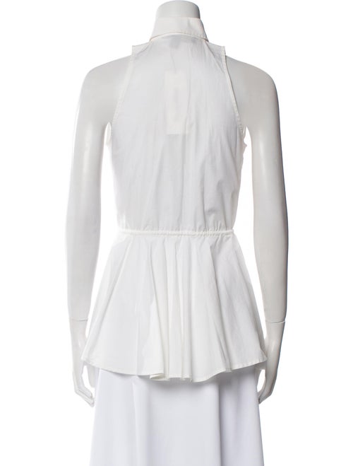 Ralph Lauren Black Label Sleeveless Button-Up Top