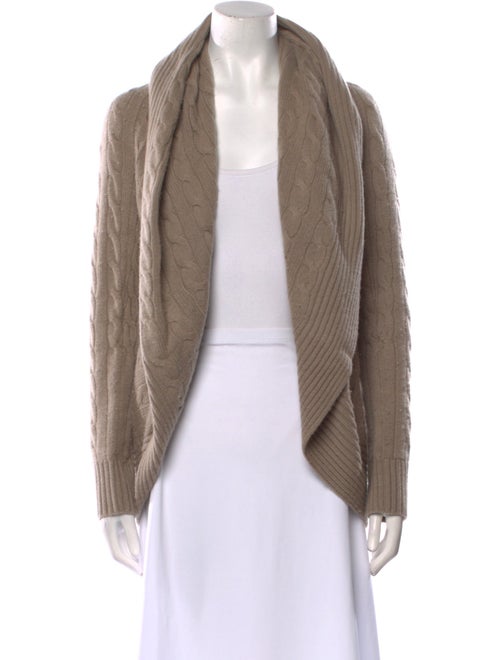 Ralph Lauren Black Label Cashmere Open Front Sweater