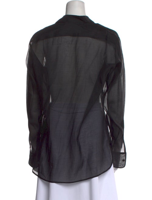 Ralph Lauren Black Label Long Sleeve Button-Up Top