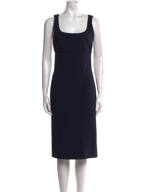Ralph Lauren Black Label Wool Midi Length Dress