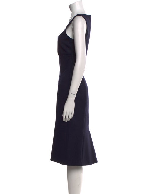 Ralph Lauren Black Label Wool Midi Length Dress