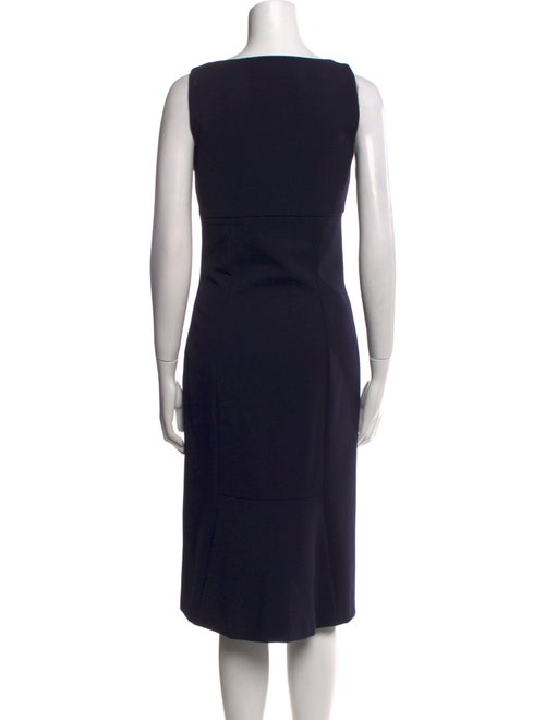 Ralph Lauren Black Label Wool Midi Length Dress