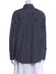 Ralph Lauren Black Label Striped Long Sleeve Button-Up Top