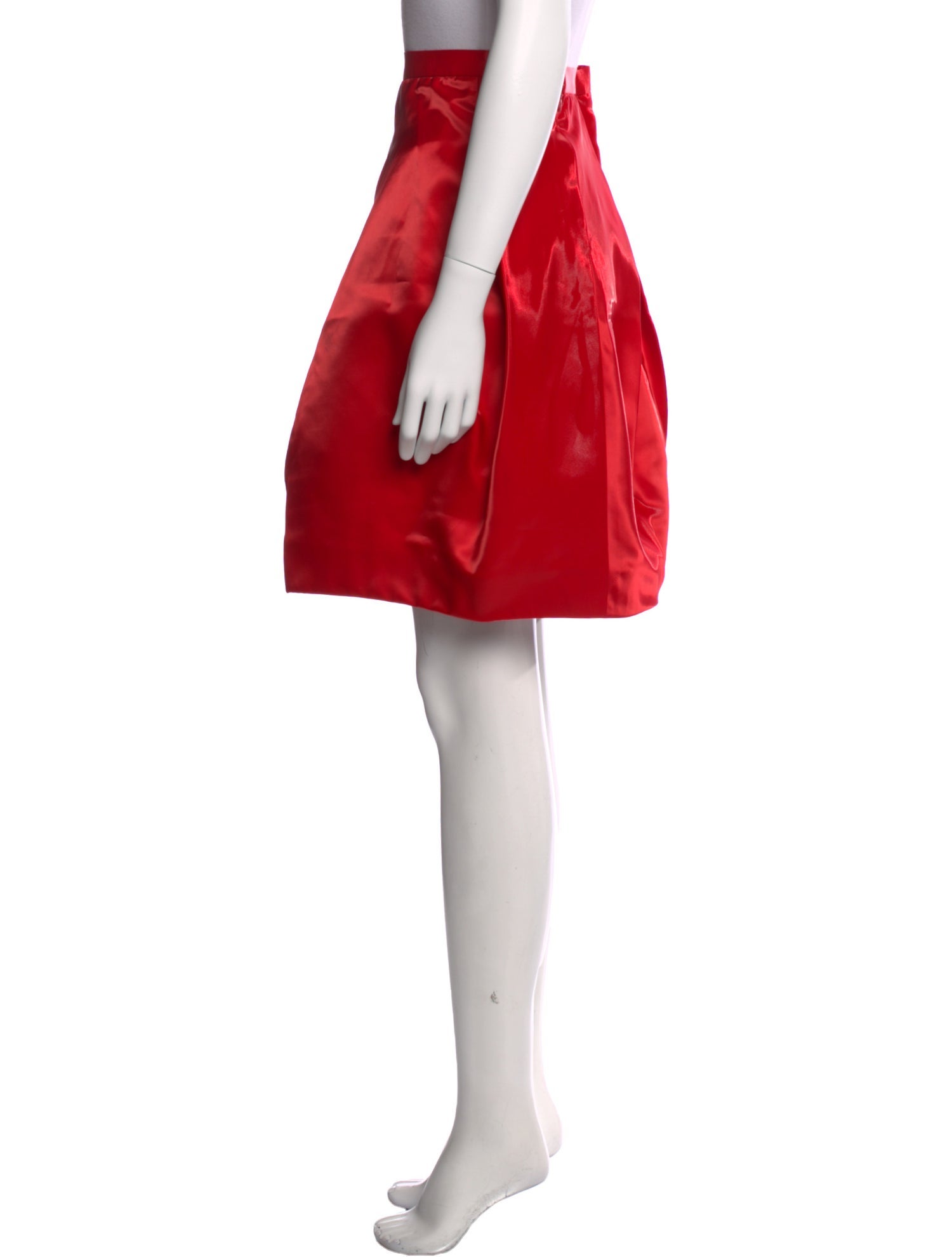 Ralph Lauren Black Label Silk Knee-Length Skirt