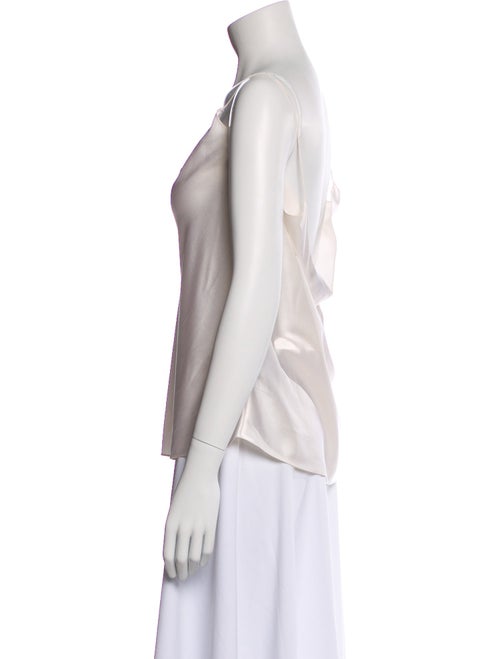 Ralph Lauren Black Label Silk Scoop Neck Top