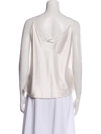 Ralph Lauren Black Label Silk Scoop Neck Top