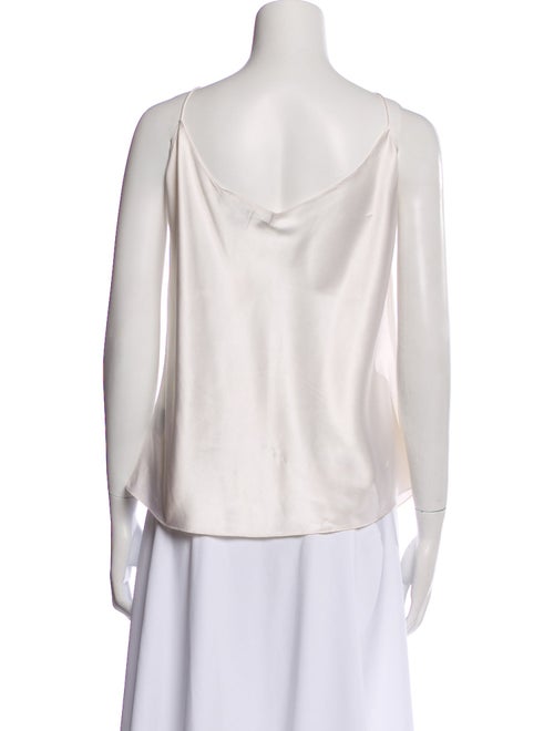 Ralph Lauren Black Label Silk Scoop Neck Top