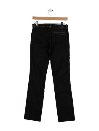 Ralph Lauren Black Label Mid-Rise Straight Leg Jeans