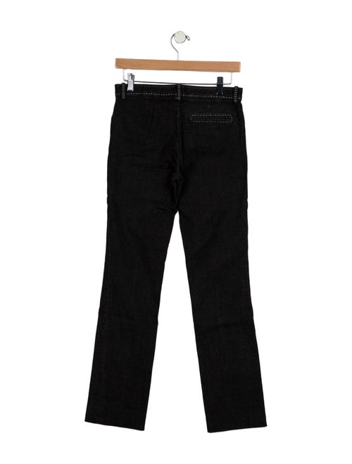 Ralph Lauren Black Label Mid-Rise Straight Leg Jeans