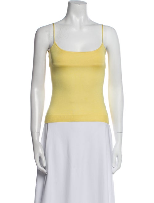 Ralph Lauren Black Label Silk Square Neckline Top