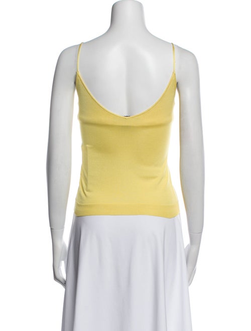 Ralph Lauren Black Label Silk Square Neckline Top