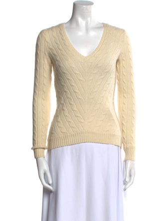 Ralph Lauren Black Label Cashmere V-Neck Sweater
