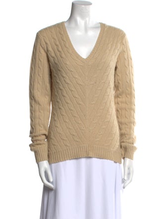 Ralph Lauren Black Label Cashmere V-Neck Sweater