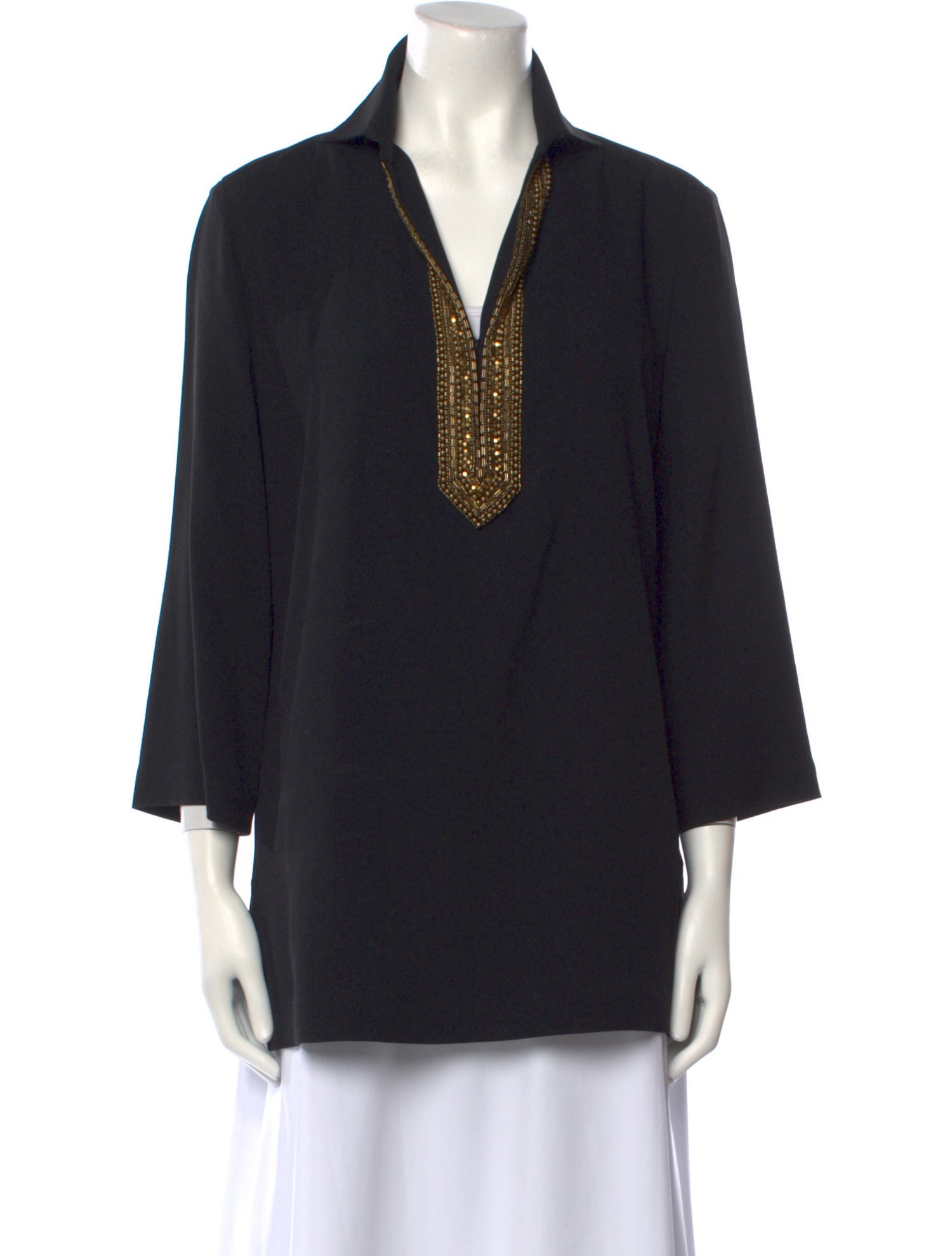 Ralph Lauren Black Label Three-Quarter Sleeve Tunic