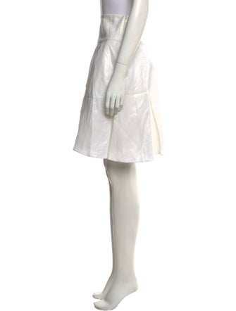 Ralph Lauren Black Label Linen Knee-Length Skirt