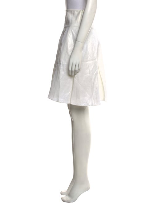 Ralph Lauren Black Label Linen Knee-Length Skirt