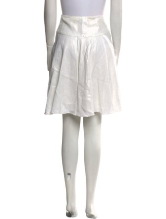 Ralph Lauren Black Label Linen Knee-Length Skirt