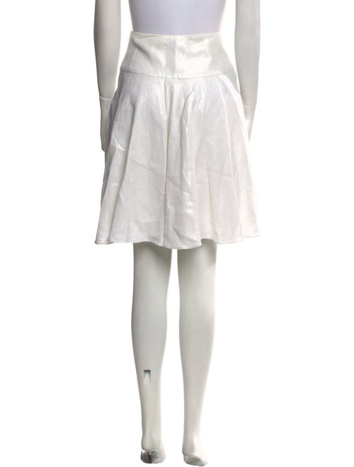 Ralph Lauren Black Label Linen Knee-Length Skirt