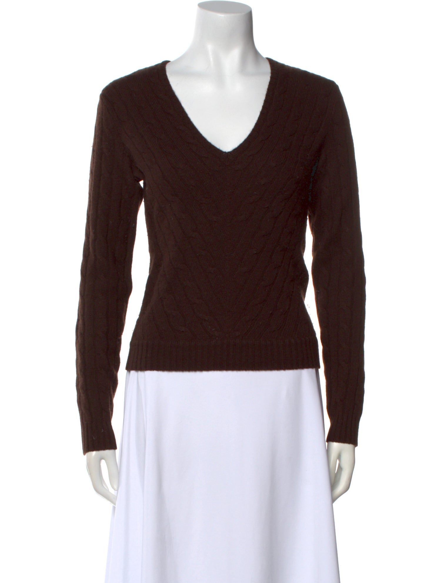 Ralph Lauren Black Label Cashmere V-Neck Sweater