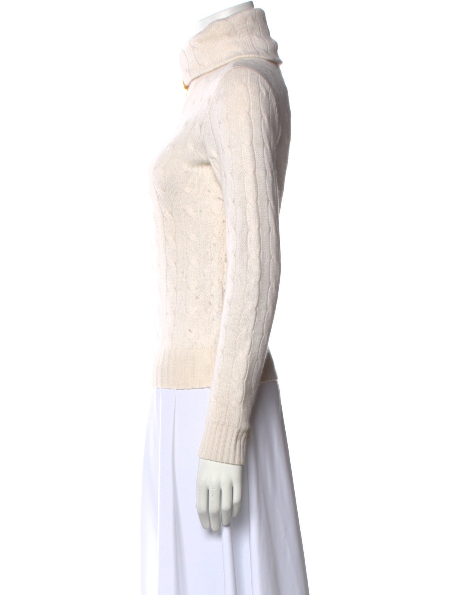 Ralph Lauren Black Label Cashmere Mock Neck Sweater