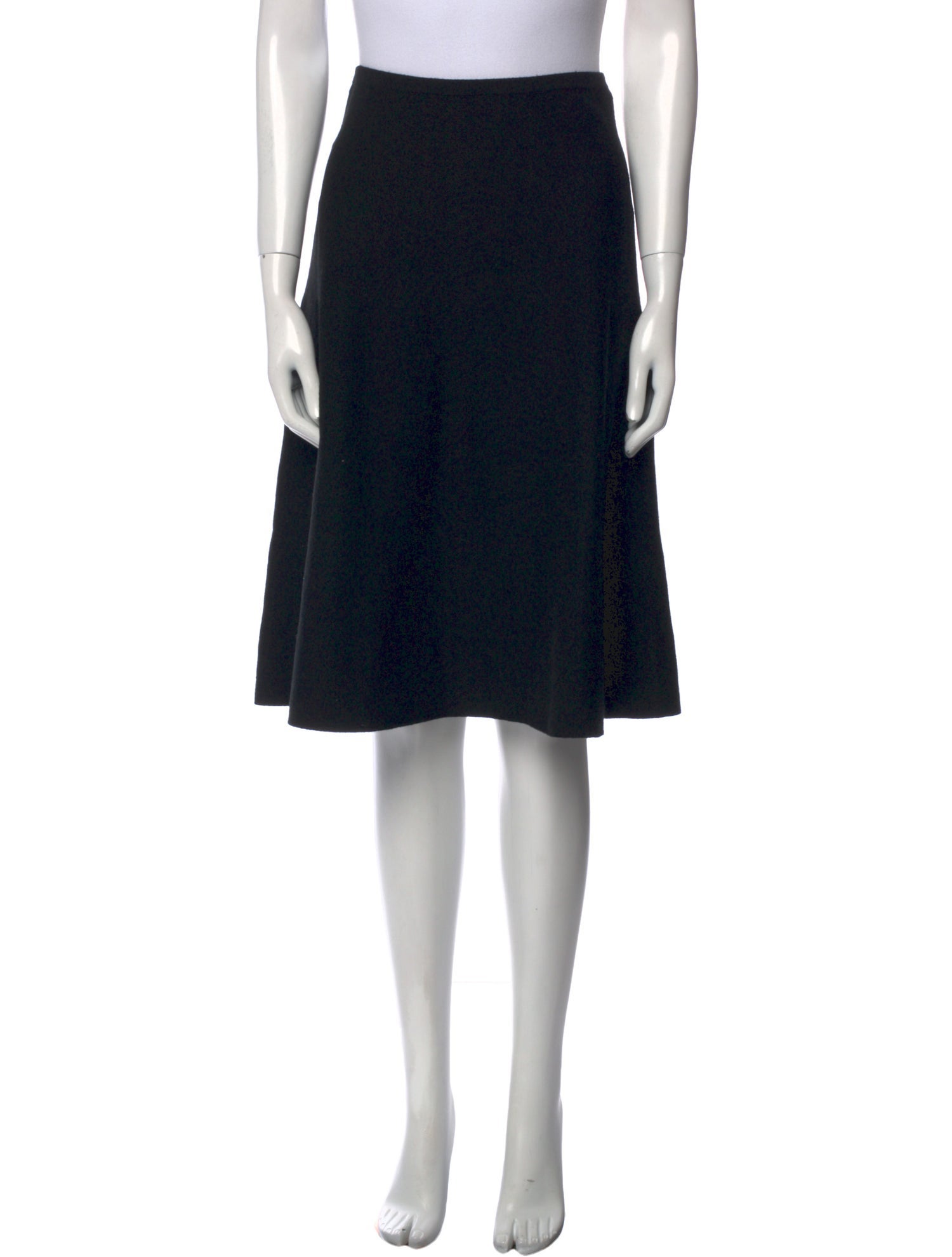 Ralph Lauren Black Label Cashmere Knee-Length Skirt