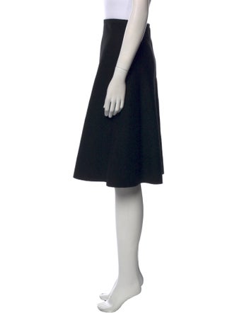 Ralph Lauren Black Label Cashmere Knee-Length Skirt