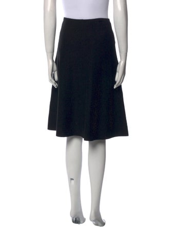 Ralph Lauren Black Label Cashmere Knee-Length Skirt