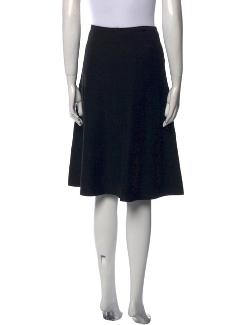 Ralph Lauren Black Label Cashmere Knee-Length Skirt
