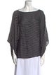 Ralph Lauren Black Label Silk Striped Blouse