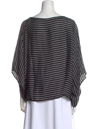 Ralph Lauren Black Label Silk Striped Blouse