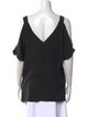 Ralph Lauren Black Label Silk V-Neck T-Shirt