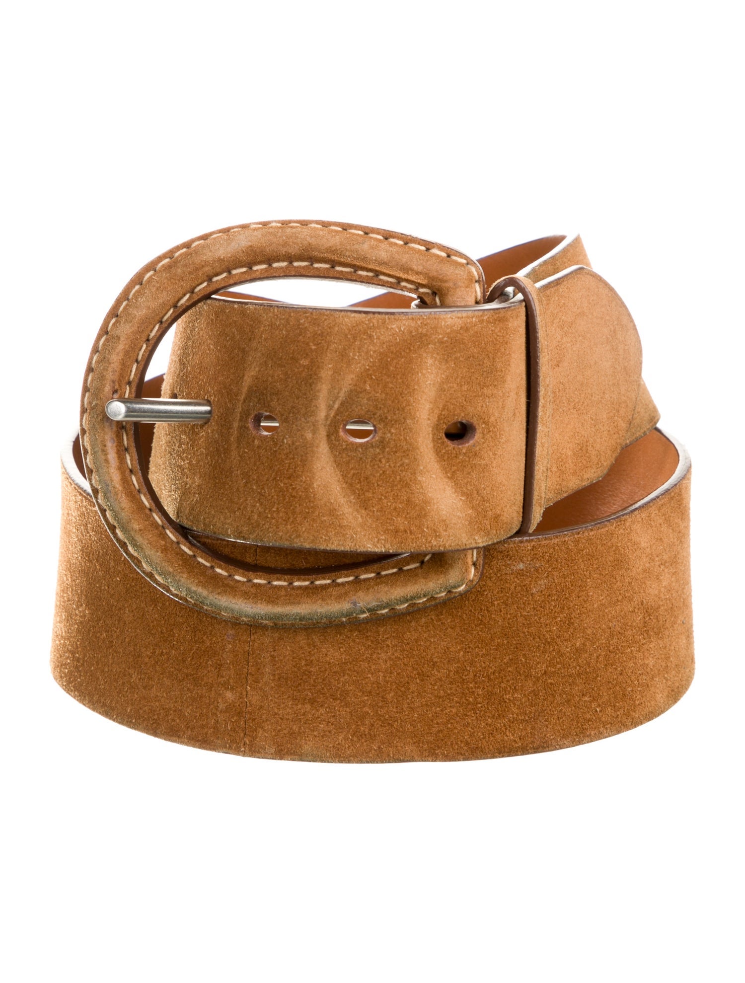 Ralph Lauren Black Label Wide Suede Waist Belt