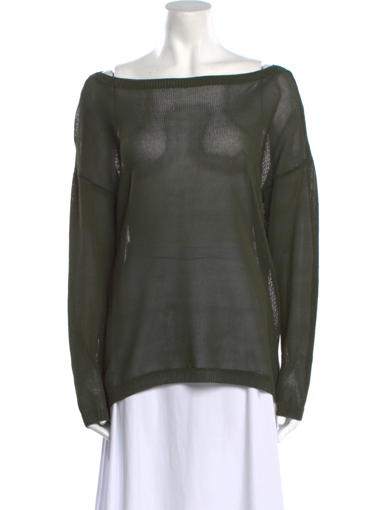 Ralph Lauren Black Label Bateau Neckline Sweater