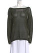 Ralph Lauren Black Label Bateau Neckline Sweater