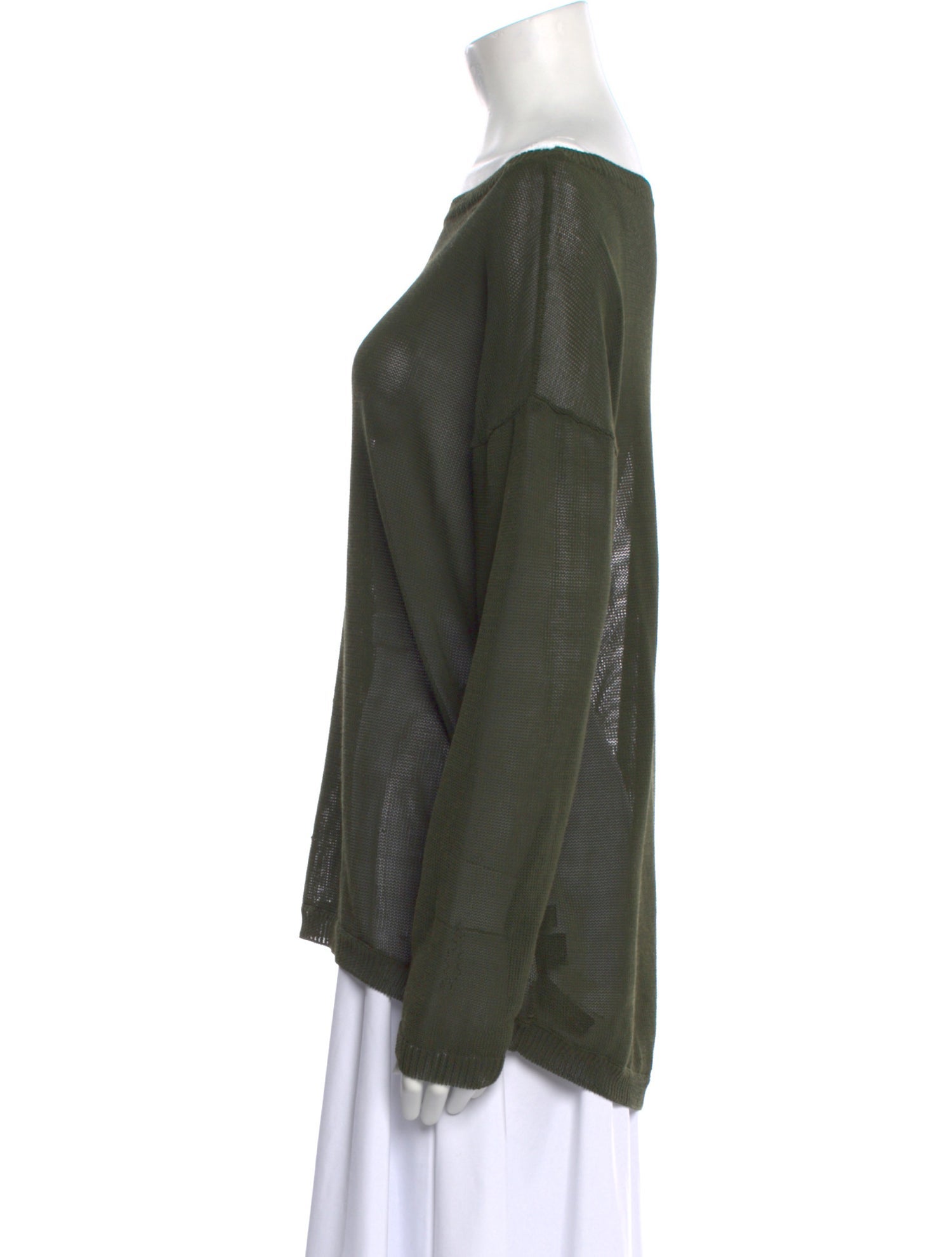 Ralph Lauren Black Label Bateau Neckline Sweater