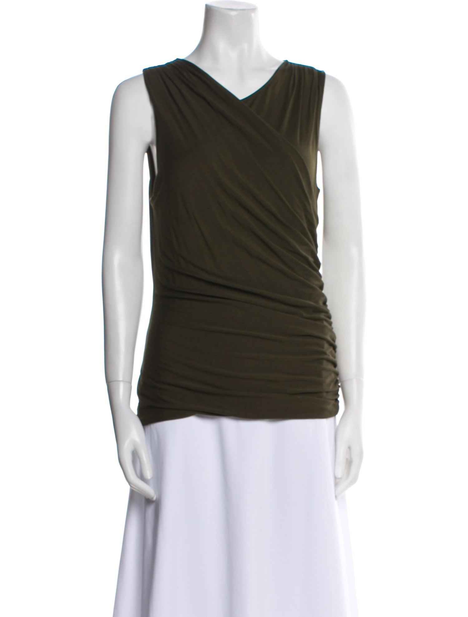 Ralph Lauren Black Label Cowl Neck Sleeveless Top