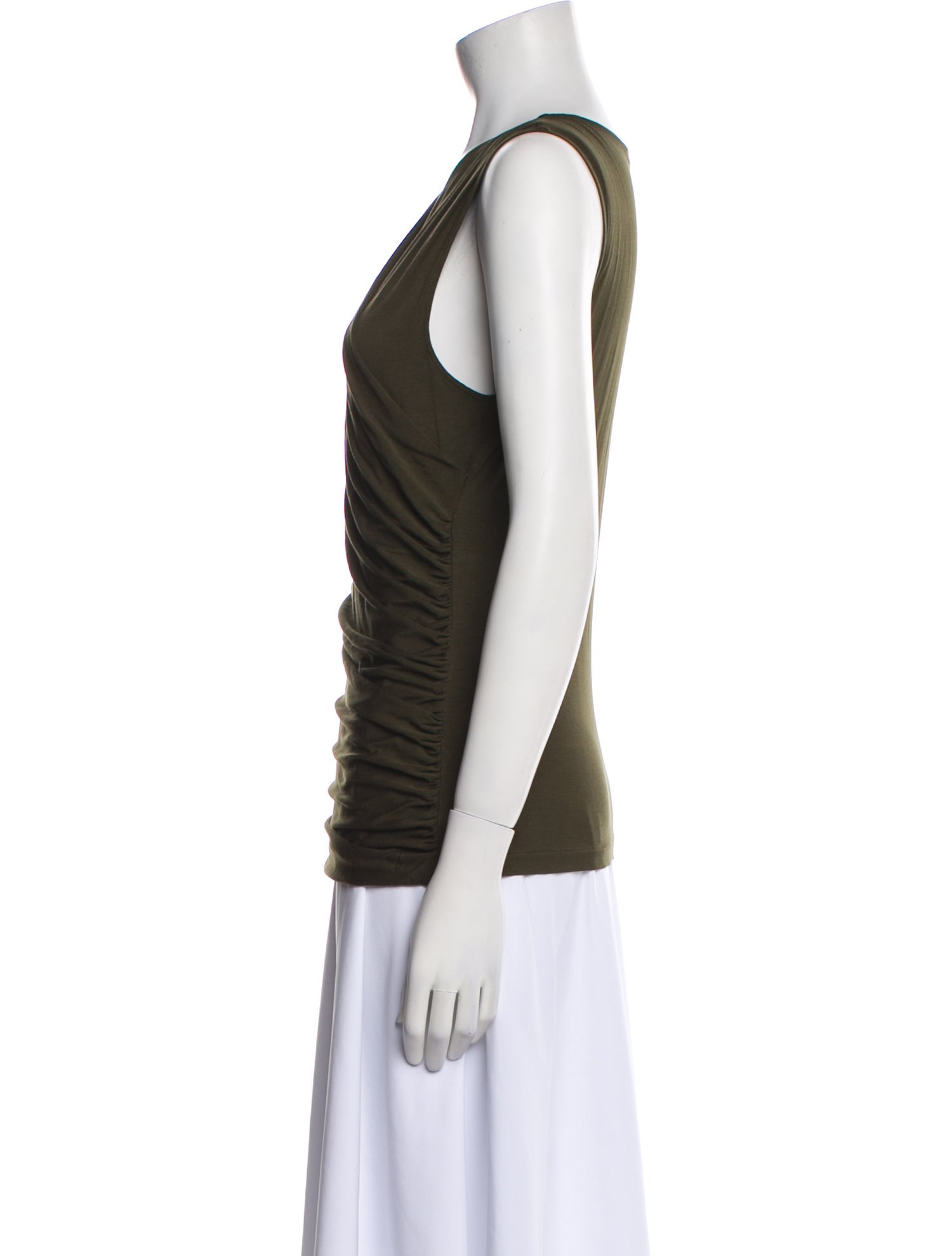 Ralph Lauren Black Label Cowl Neck Sleeveless Top
