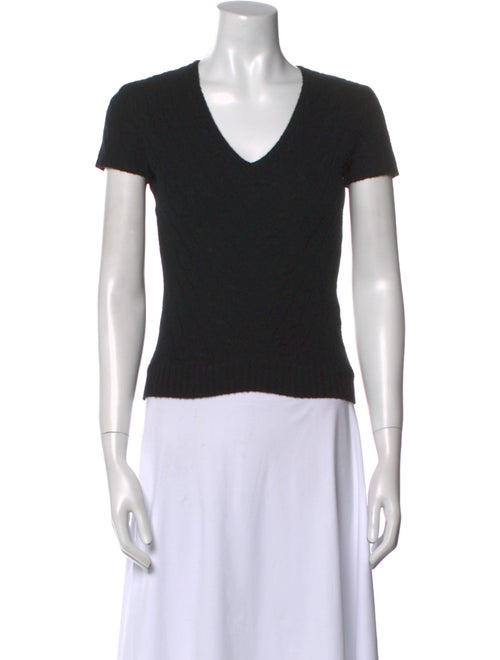 Ralph Lauren Black Label Cashmere V-Neck T-Shirt