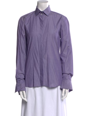 Ralph Lauren Black Label Long Sleeve Button-Up Top