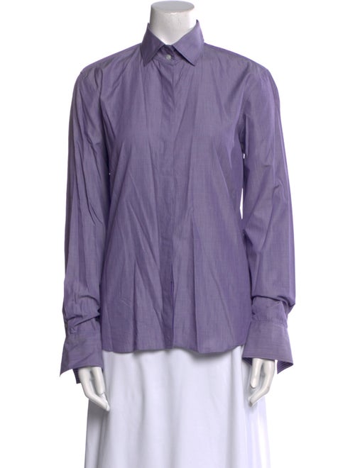 Ralph Lauren Black Label Long Sleeve Button-Up Top