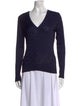 Ralph Lauren Black Label Silk V-Neck Sweater