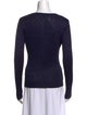 Ralph Lauren Black Label Silk V-Neck Sweater