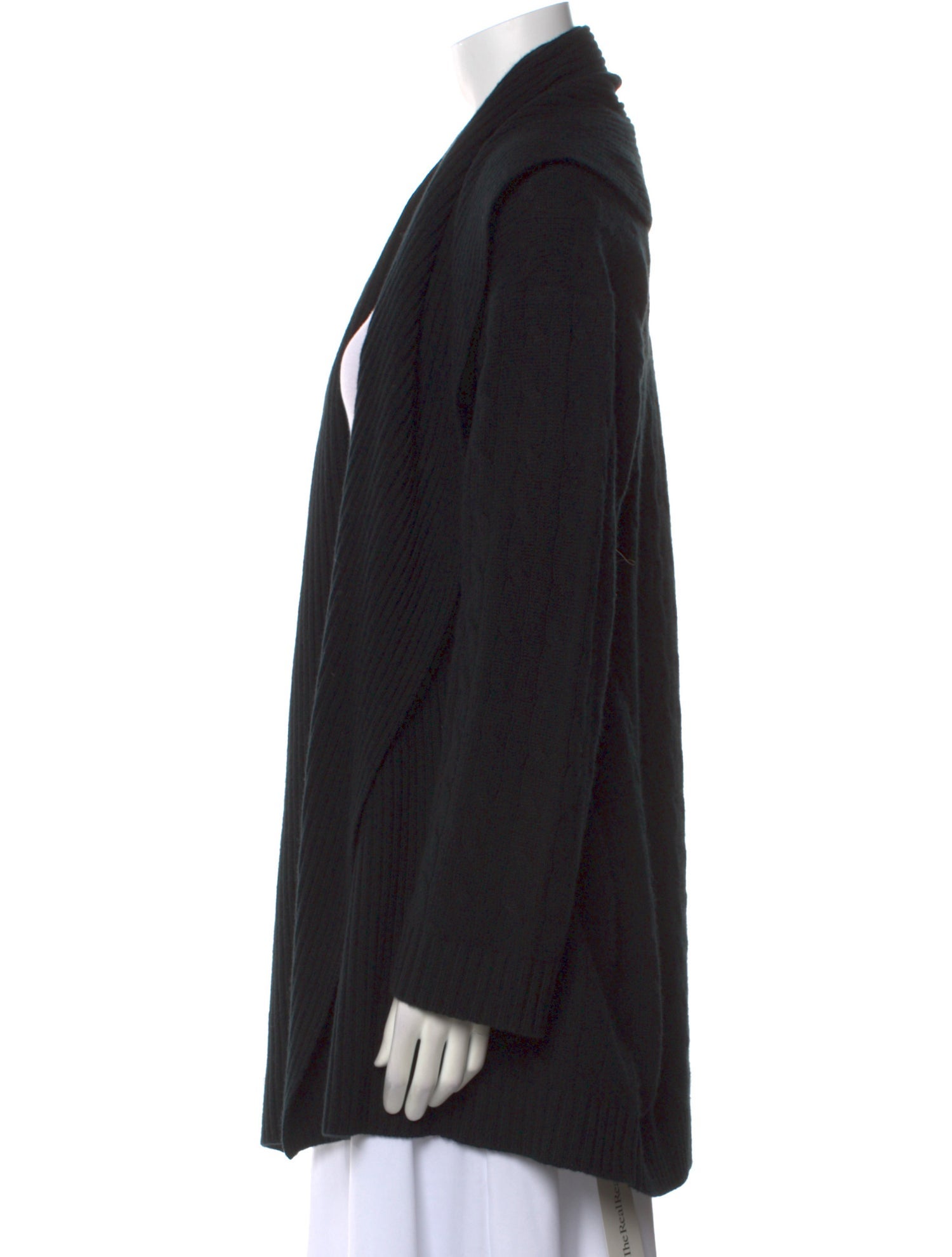 Ralph Lauren Black Label Cashmere Open Front Sweater