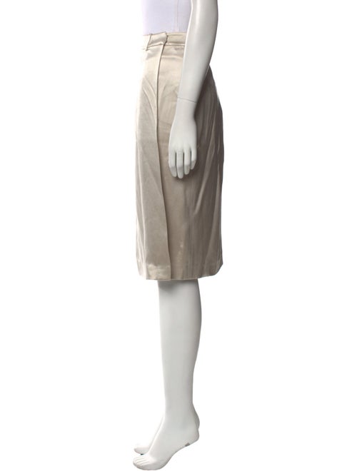 Ralph Lauren Black Label Silk Knee-Length Skirt