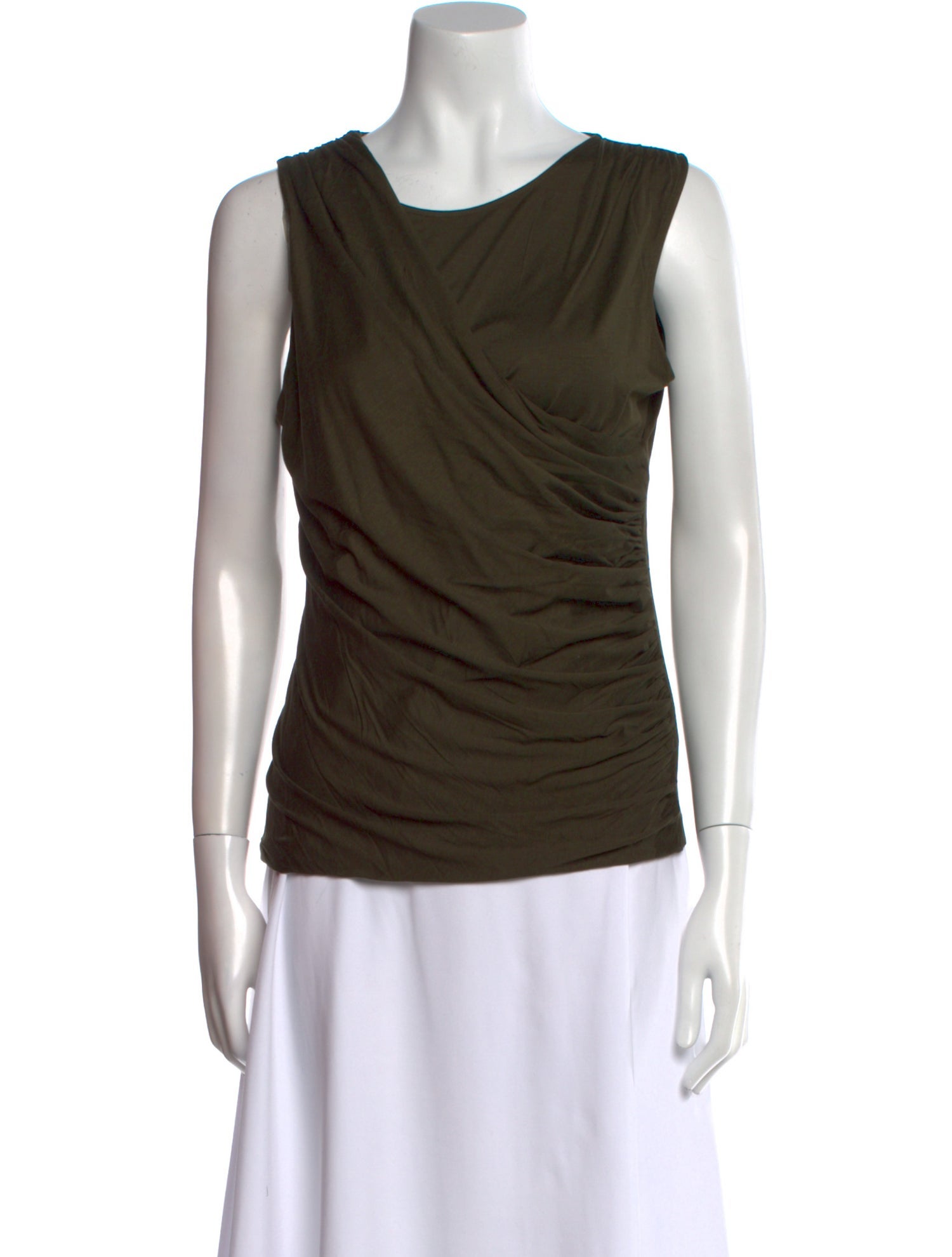 Ralph Lauren Black Label Cowl Neck Sleeveless Top