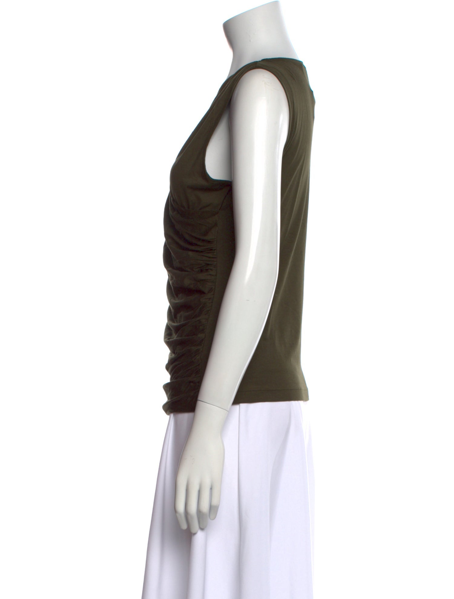 Ralph Lauren Black Label Cowl Neck Sleeveless Top