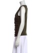 Ralph Lauren Black Label Cowl Neck Sleeveless Top