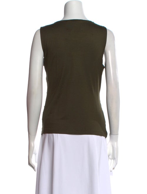 Ralph Lauren Black Label Cowl Neck Sleeveless Top